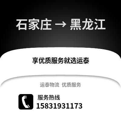 石家莊到黑龍江物流專線_石家莊到黑龍江貨運(yùn)專線公司